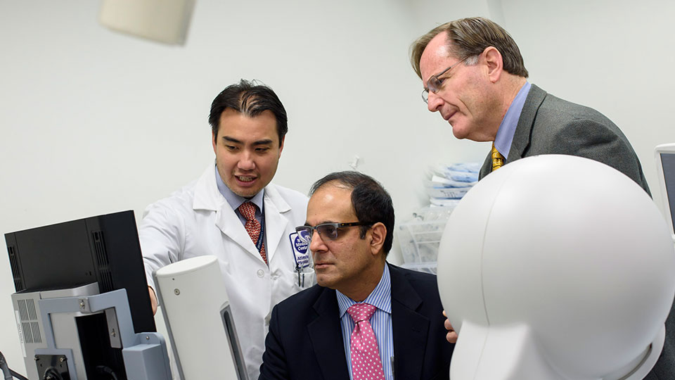 Prostate Cancer Experts Dr. William Huang, Dr. Samir Taneja, and Dr. Herbert Lepor