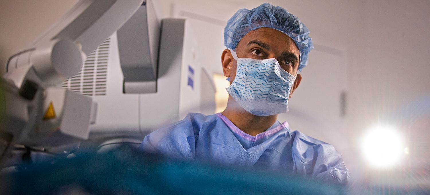 Dr. Milan R. Amin in Operating Room