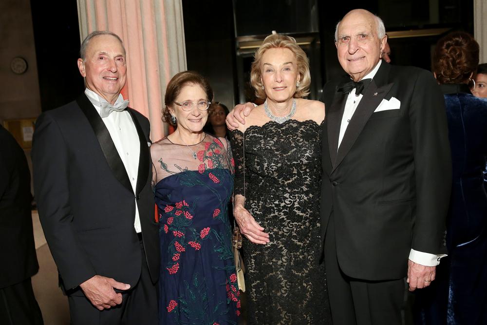 Dr. Robert I. Grossman; Elisabeth J. Cohen, MD; and Elaine and Ken Langone at the 2019 Violet Ball
