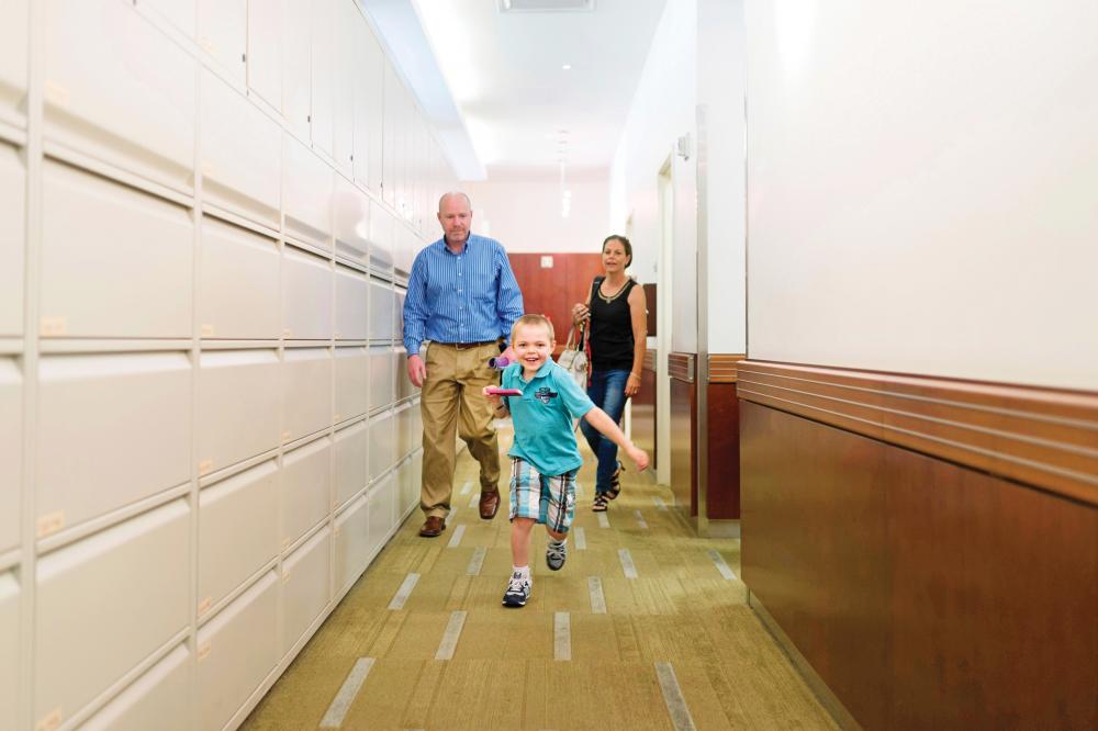 Pediatric Patient Liam O'Brien Smiles and Runs Through Halls of Comprehensive Epilepsy Center