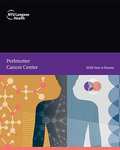 Perlmutter Cancer Center 2018 Year in Review Cover