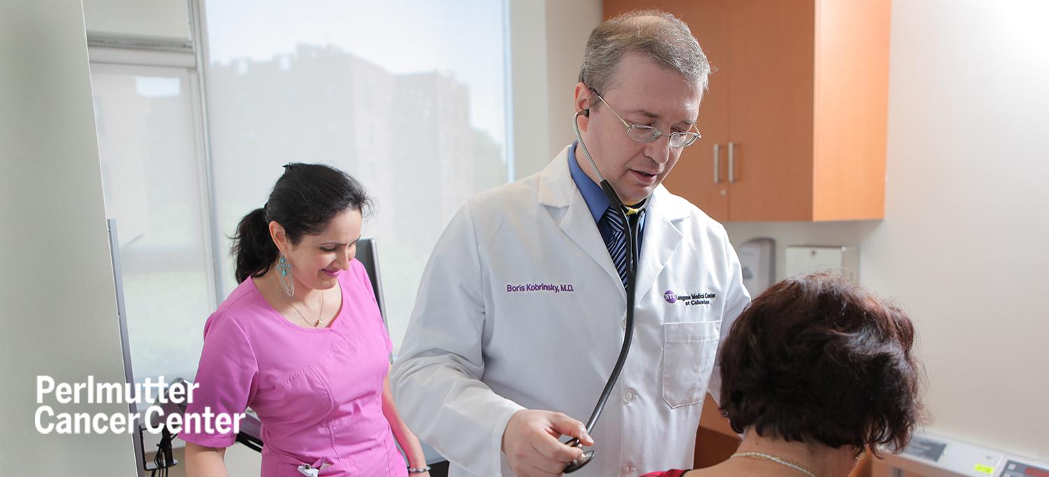Dr. Boris Kobrinsky Examines a Patient