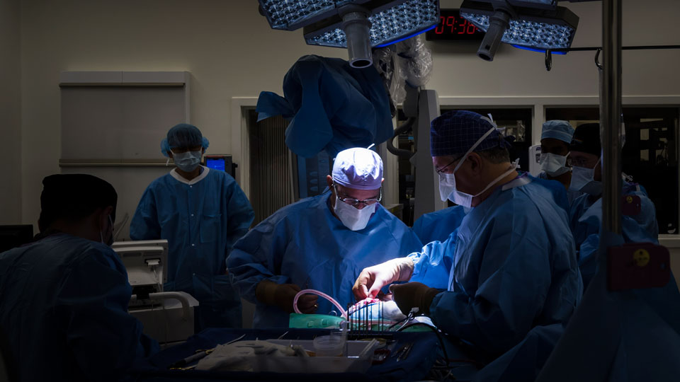 Dr. John Golfinos Performs Surgery