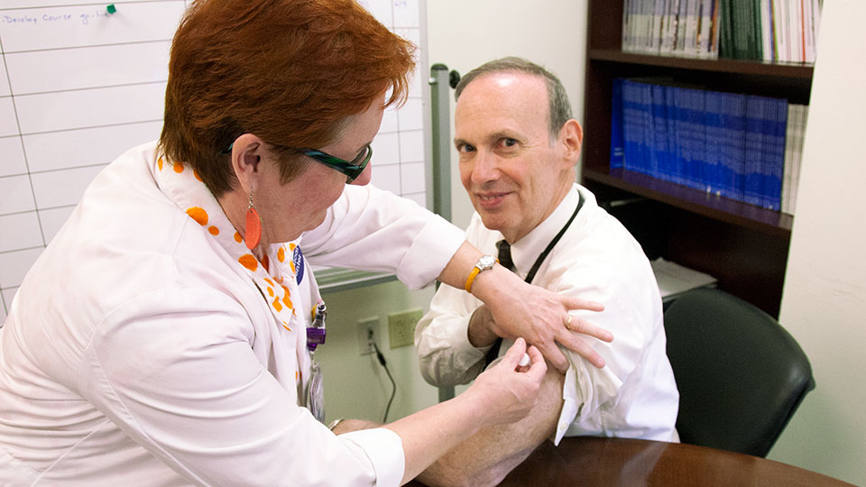 Dr. Richard Press and Flu Vaccine