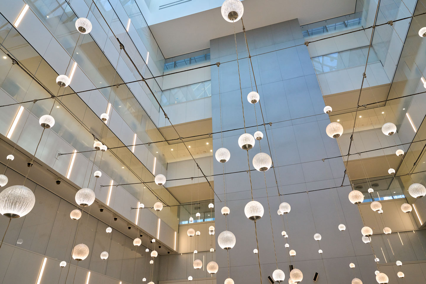 Lights Hanging From the Ceiling At Ambulatory Care Center East 53rd Street