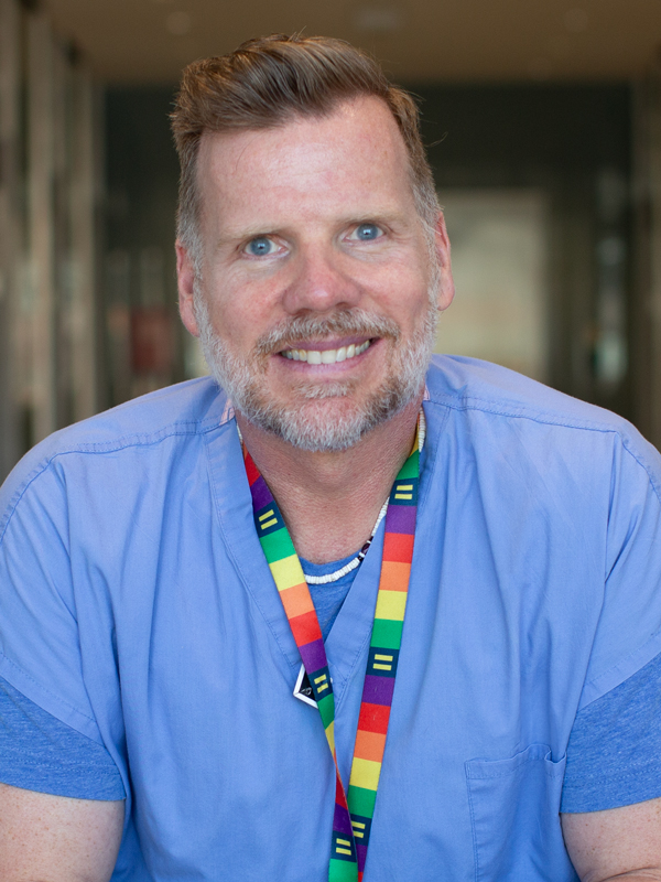Kevin Moore at LGBTQ+ Cancer Care & Research Program