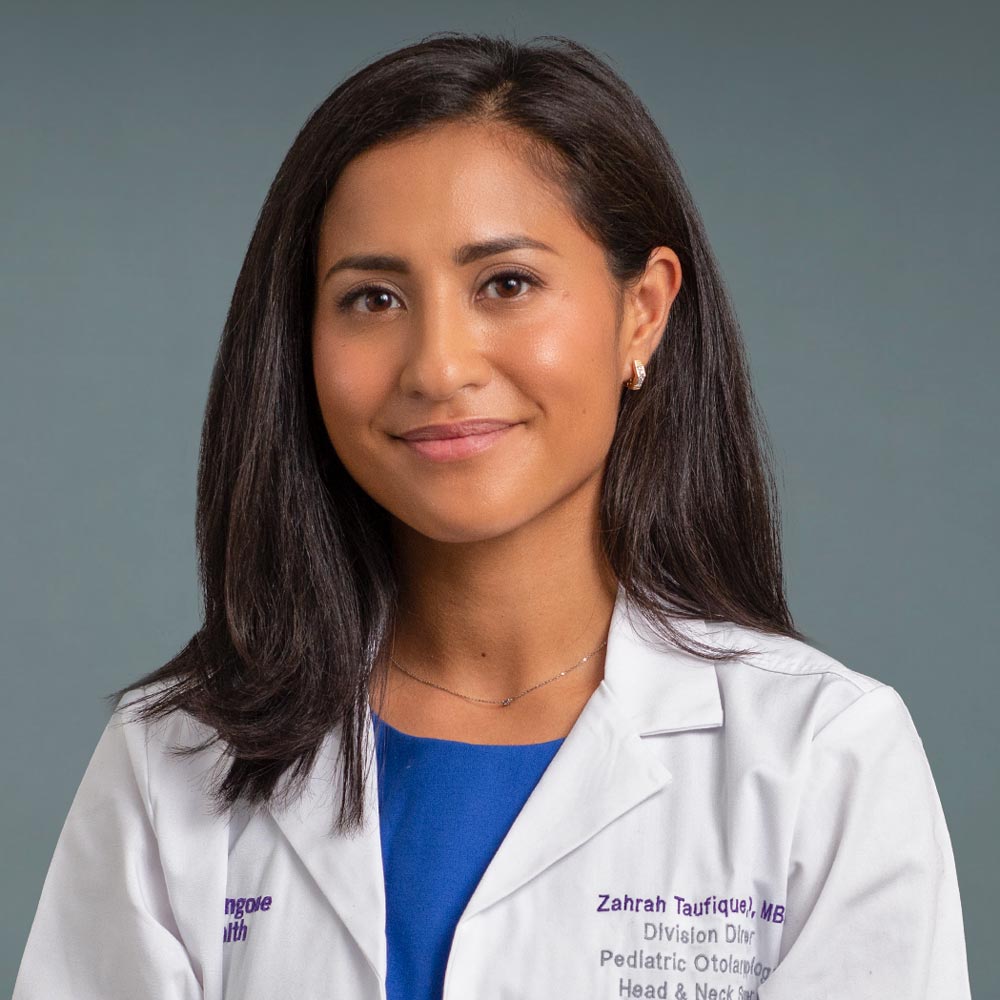 Zahrah Taufique,MD. Pediatric Otolaryngology