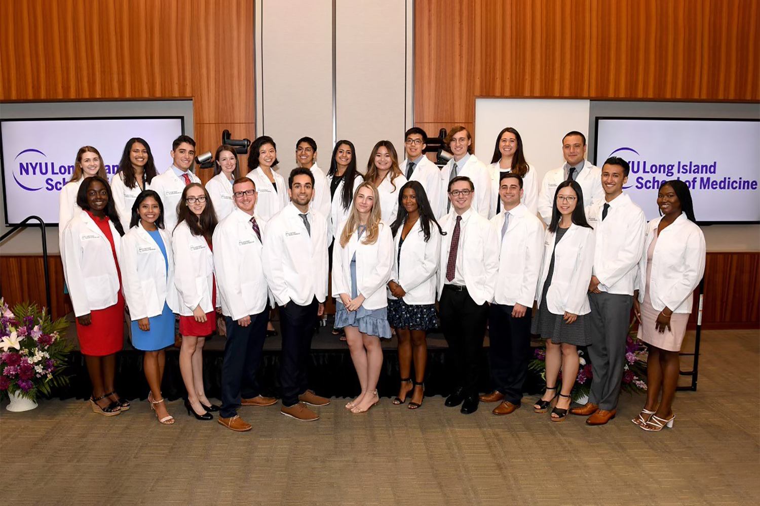 Diversity Defines White Coat Ceremony at NYU Long Island School of