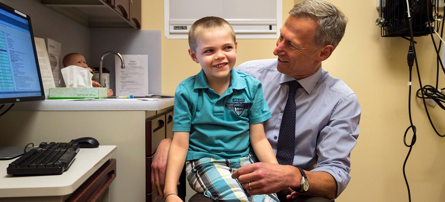 Epileptic Patient Liam O’Brien with Dr. Orrin Devinsky