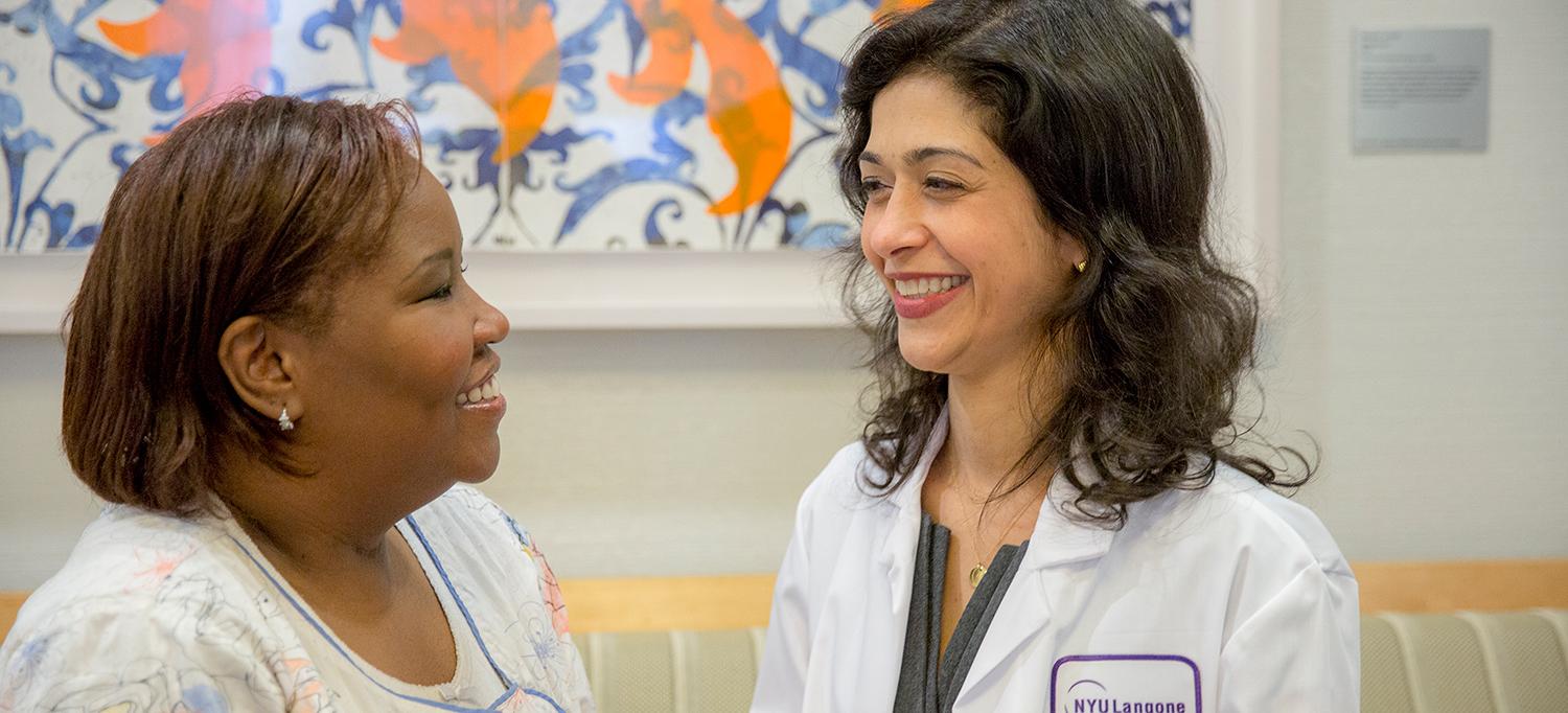 Dr. Taraneh Shirazian Speaks With a Patient