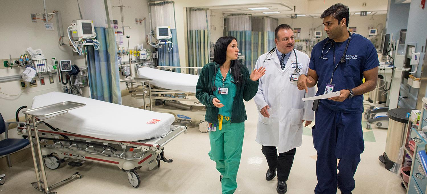 NYU Langone Health-Cobble Hill Staff in the Emergency Room