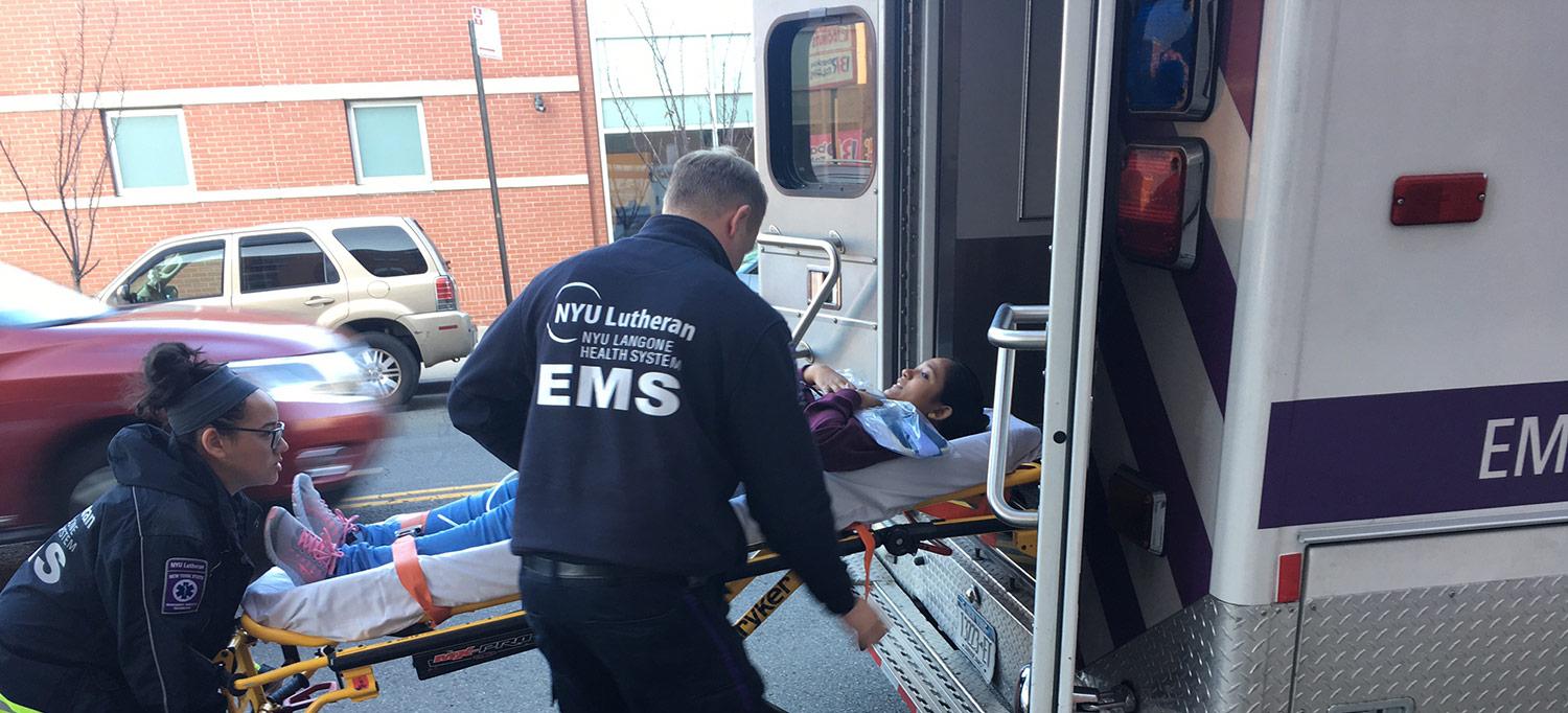 NYU Langone Hospital—Brooklyn Paramedics Help a Patient