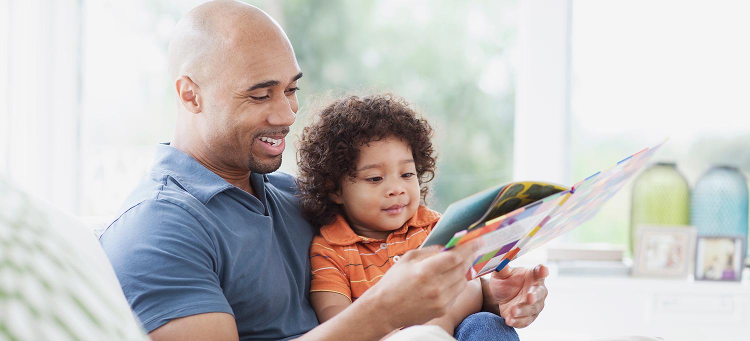 Parent Reading to Toddler