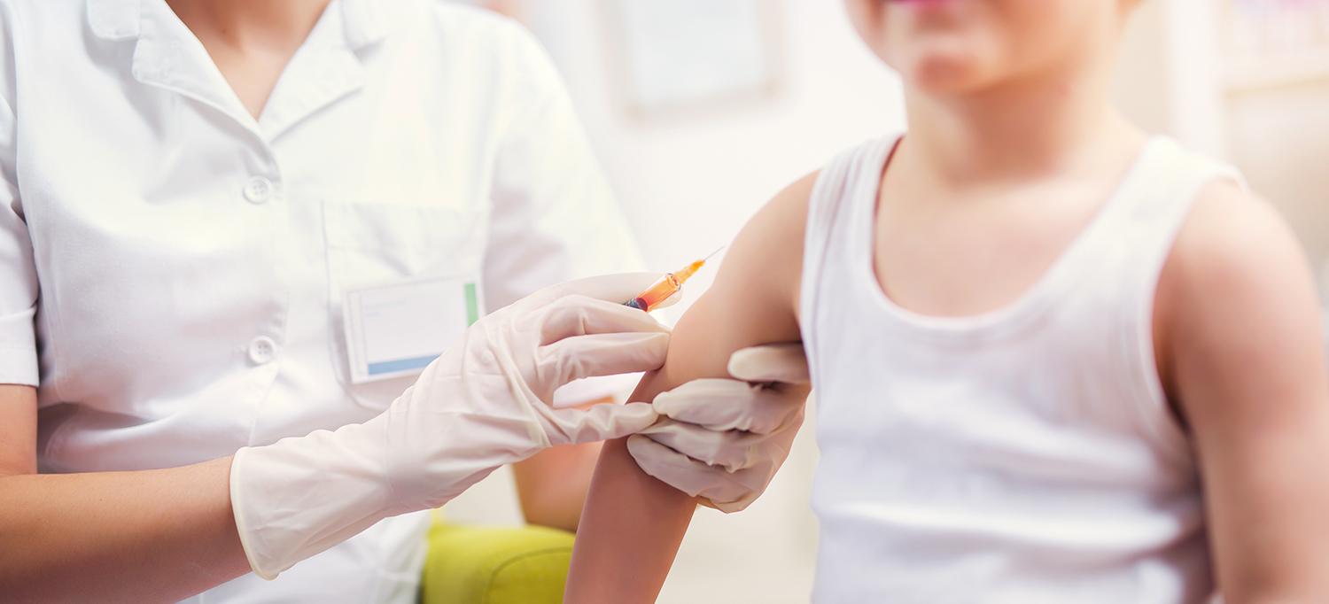Child Receives a Vaccine
