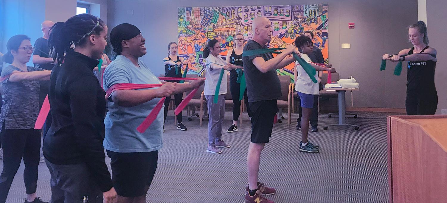 CancerFIT Exercise Class at Perlmutter Cancer Center