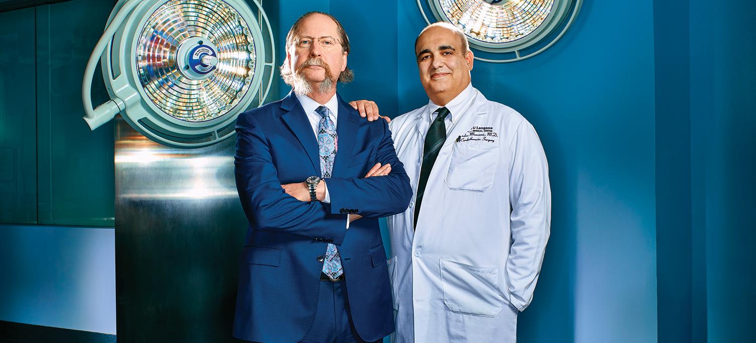 Dr. Robert Montgomery and Dr. Nader Moazami