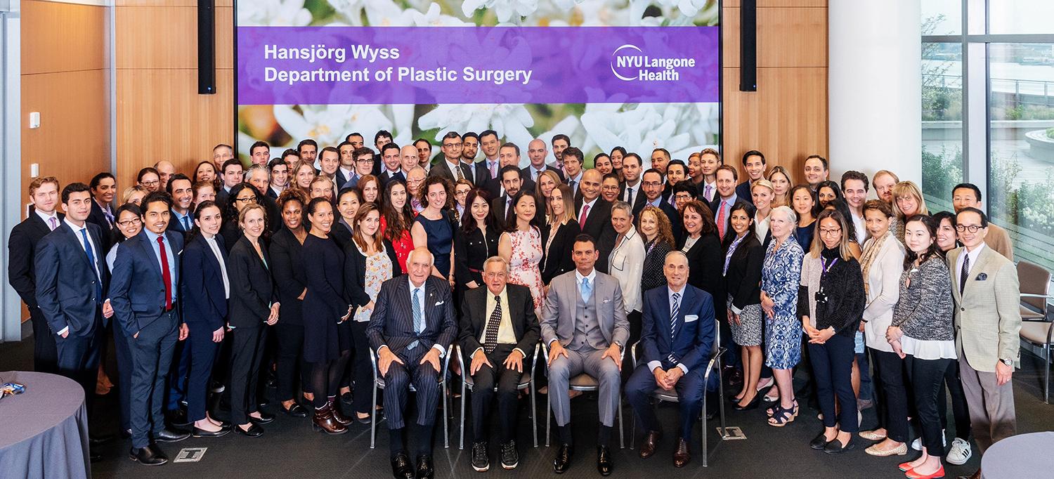 Members of NYU School of Medicine’s Hansjörg Wyss Department of Plastic Surgery