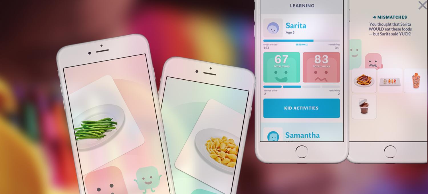 Smart Phone Displays Picky Eating App