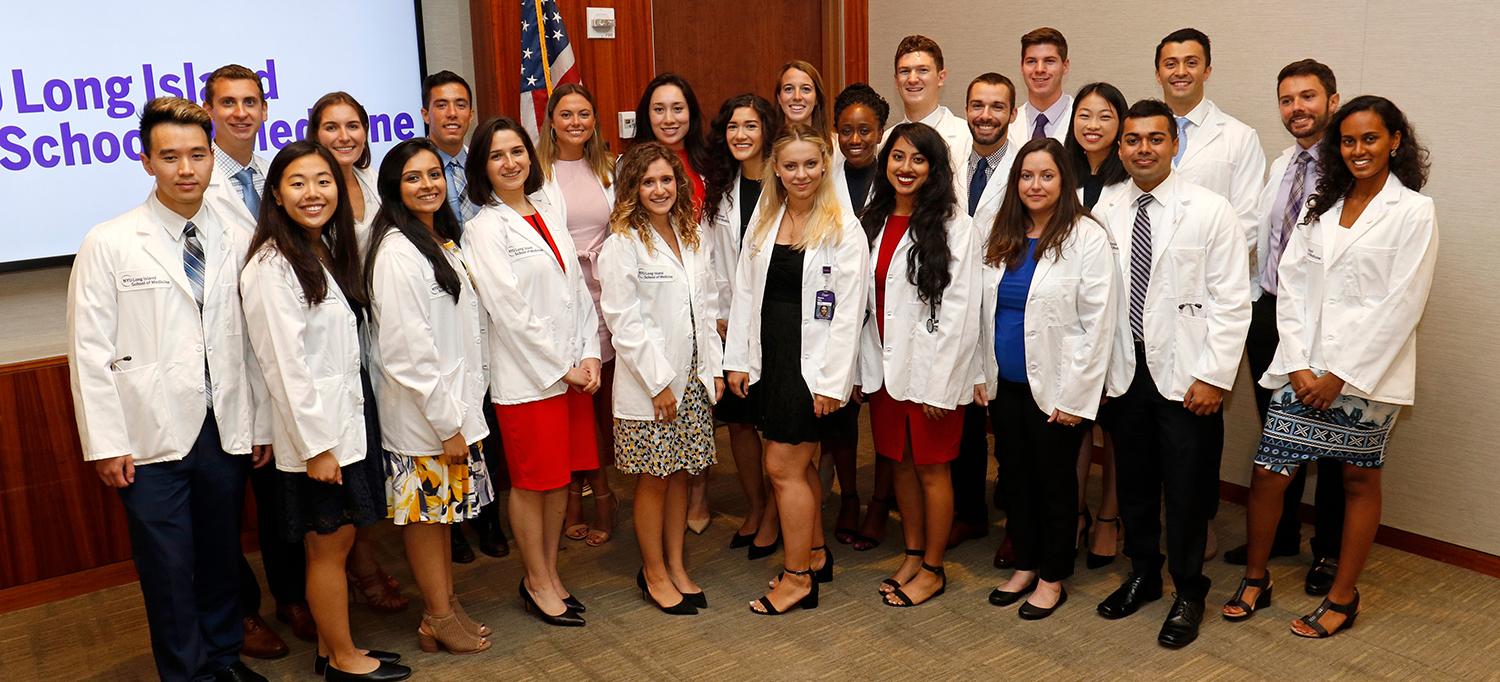 White Coat Ceremony Welcomes First Class At NYU Long Island School Of White Coat Ceremony Welcomes First Class At NYU Long Island School Of