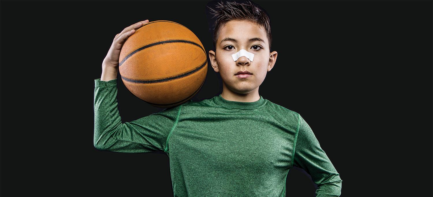 Boy Holding Basketball