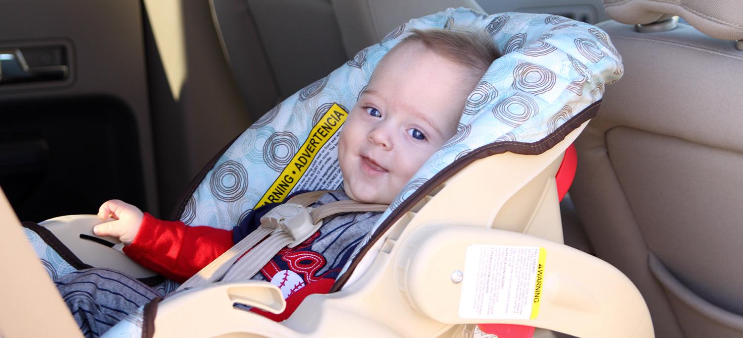 Infant in Rear-Facing Car Seat