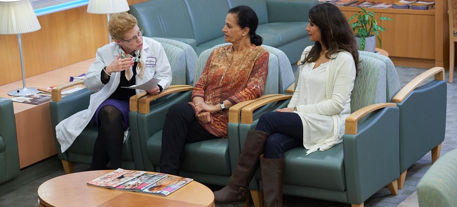 Clinician Talking with Patients