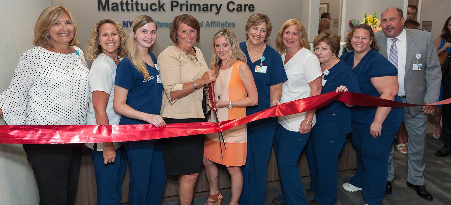 The Care Team at Mattituck Primary Care Celebrate Their Grand Opening with a Ribbon Cutting Ceremony