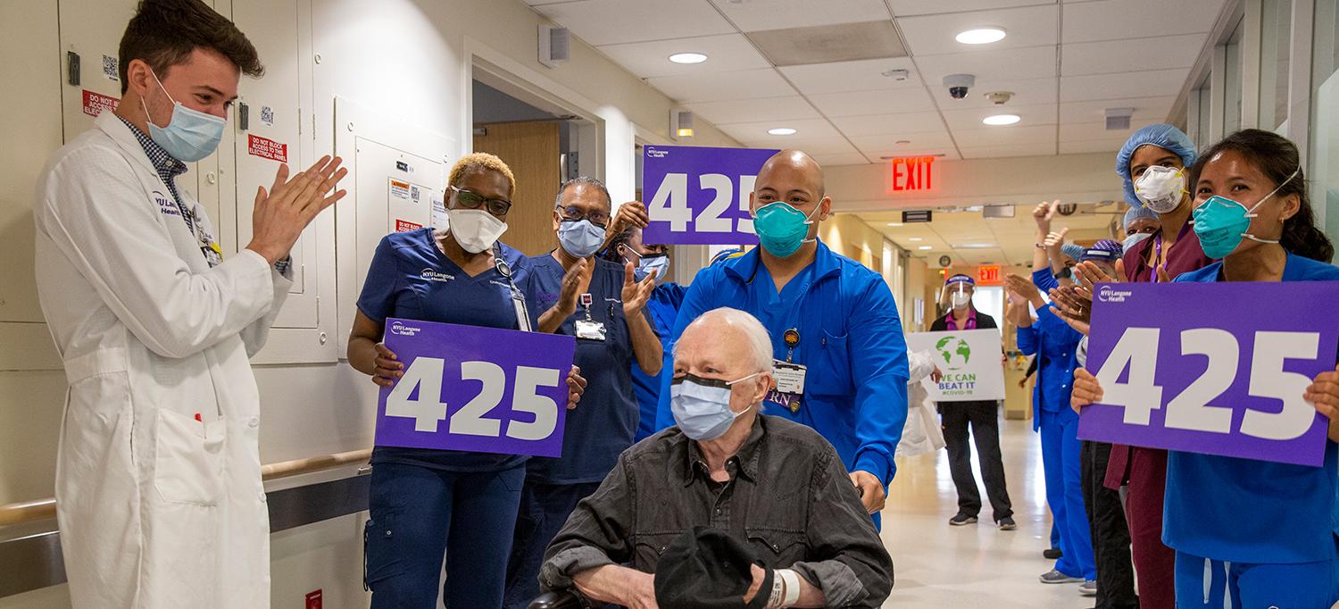 NYU Langone Orthopedic Hospital Discharges 425th Patient to Recover from COVID-19, Terence Moran