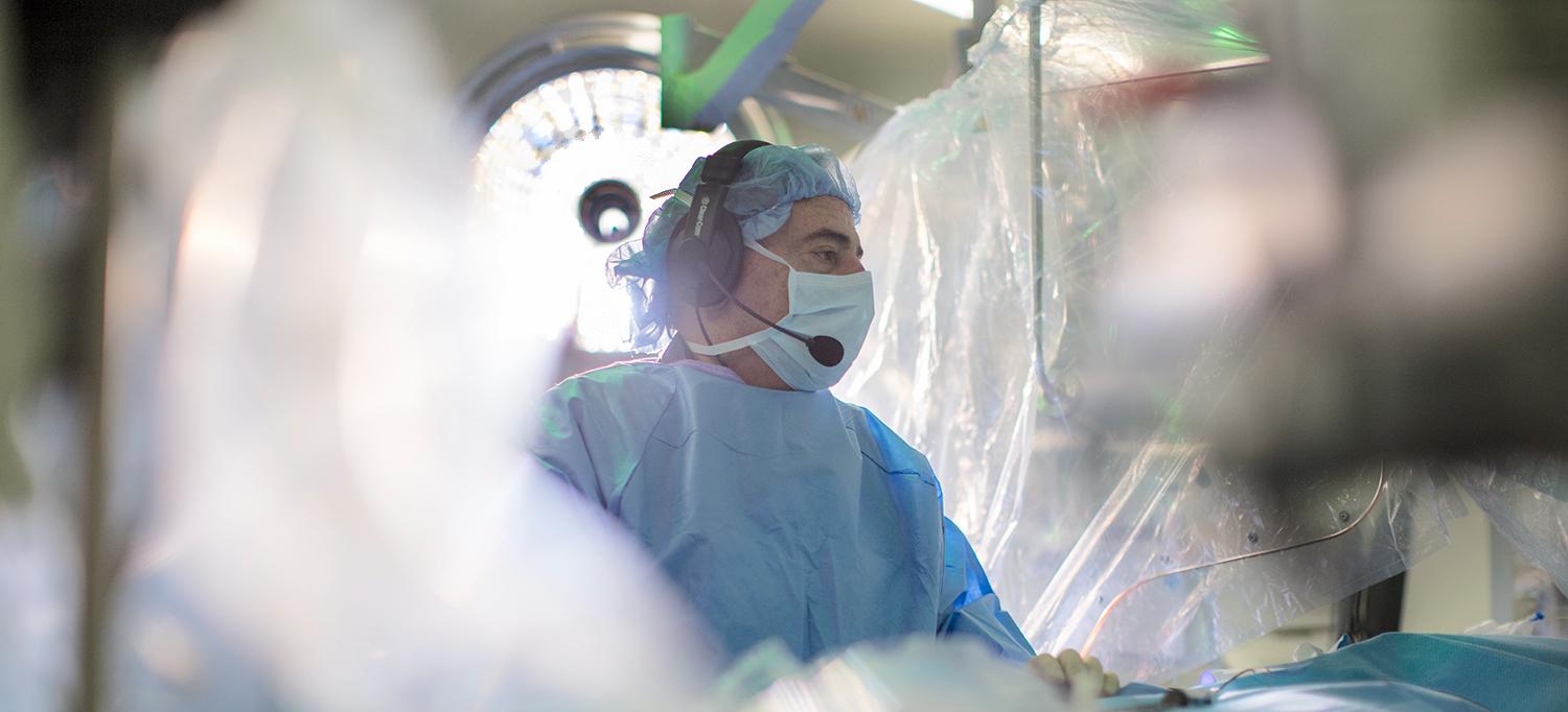 Dr. Larry A. Chinitz in an Operating Room