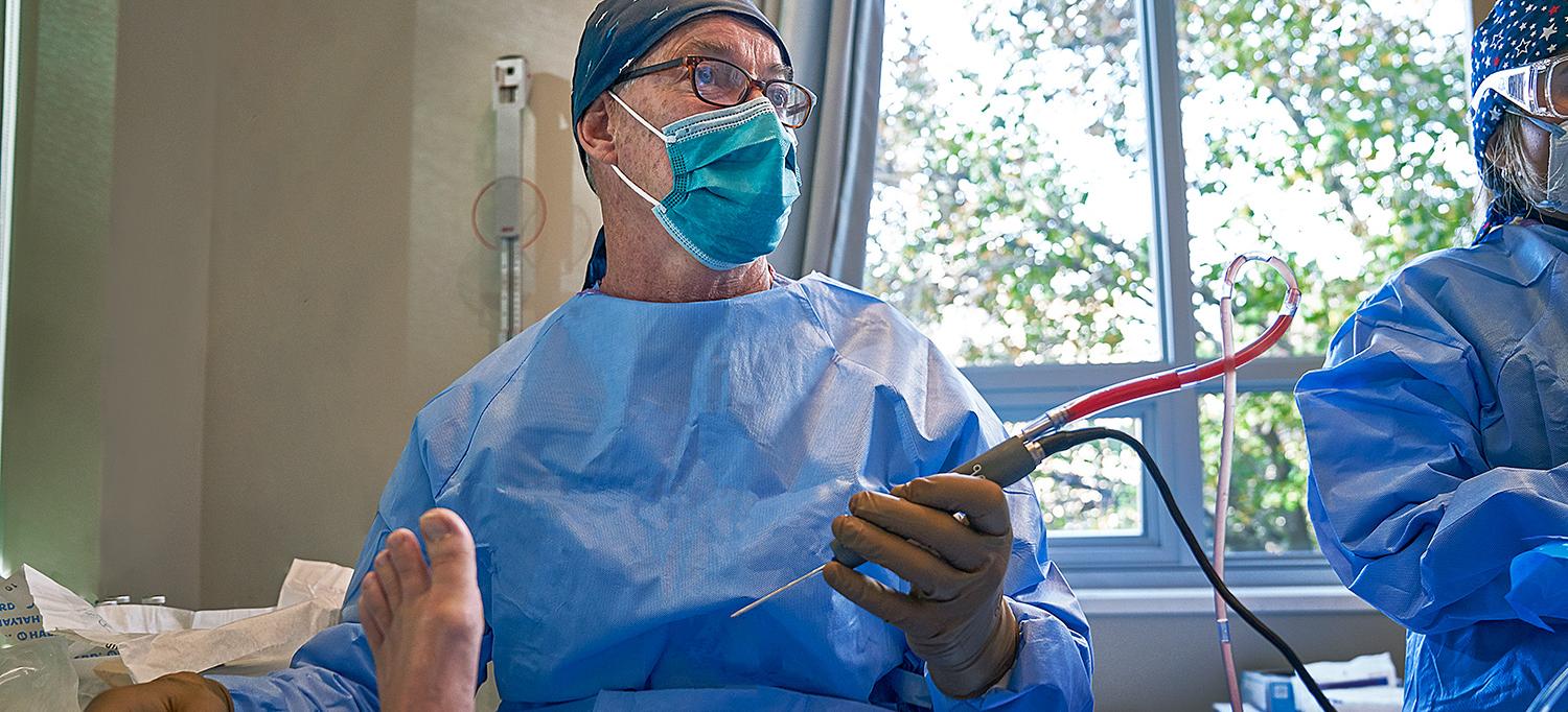 Dr. John G. Kennedy Treats Patient Using Nano-Technique
