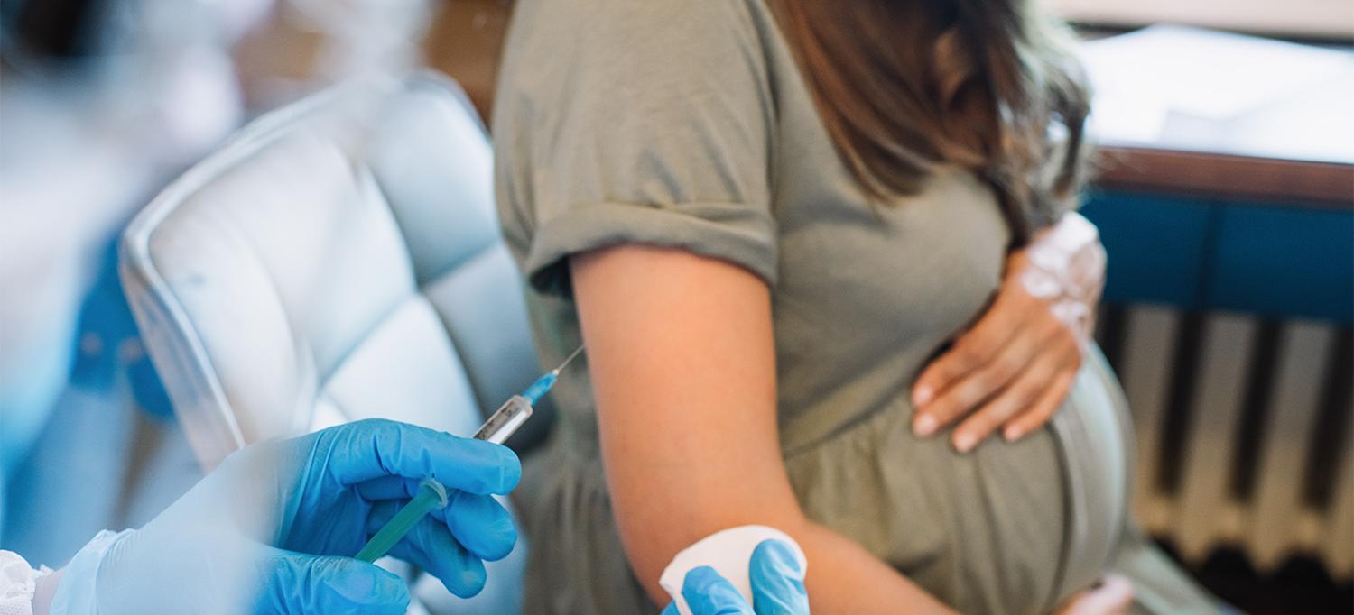 Pregnant Woman Receives COVID-19 Vaccination