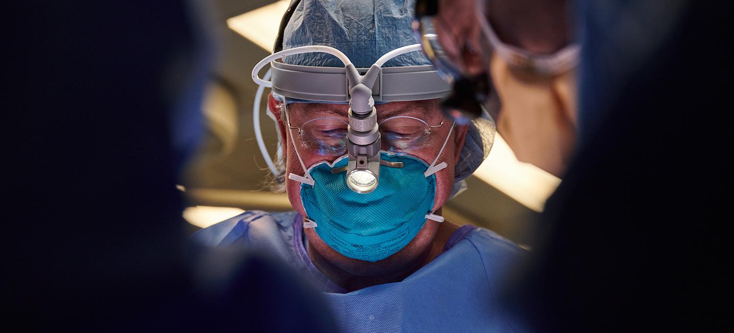 Dr. Robert Montgomery in the Operating Room