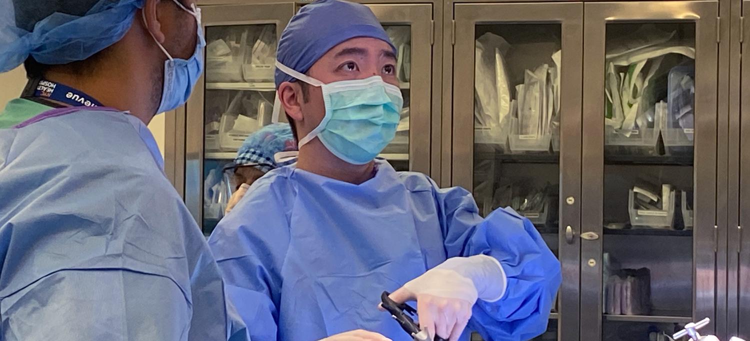Dr. Jun Tashiro Conducting Procedure in Operating Room