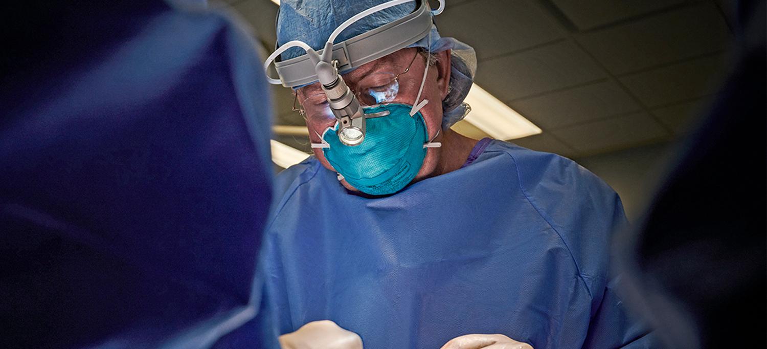Dr. Robert Montgomery and Team Performing Procedure in Operating Room