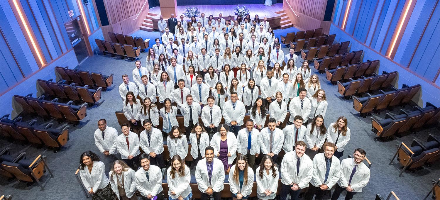 Medical Students Wearing Their First White Coats