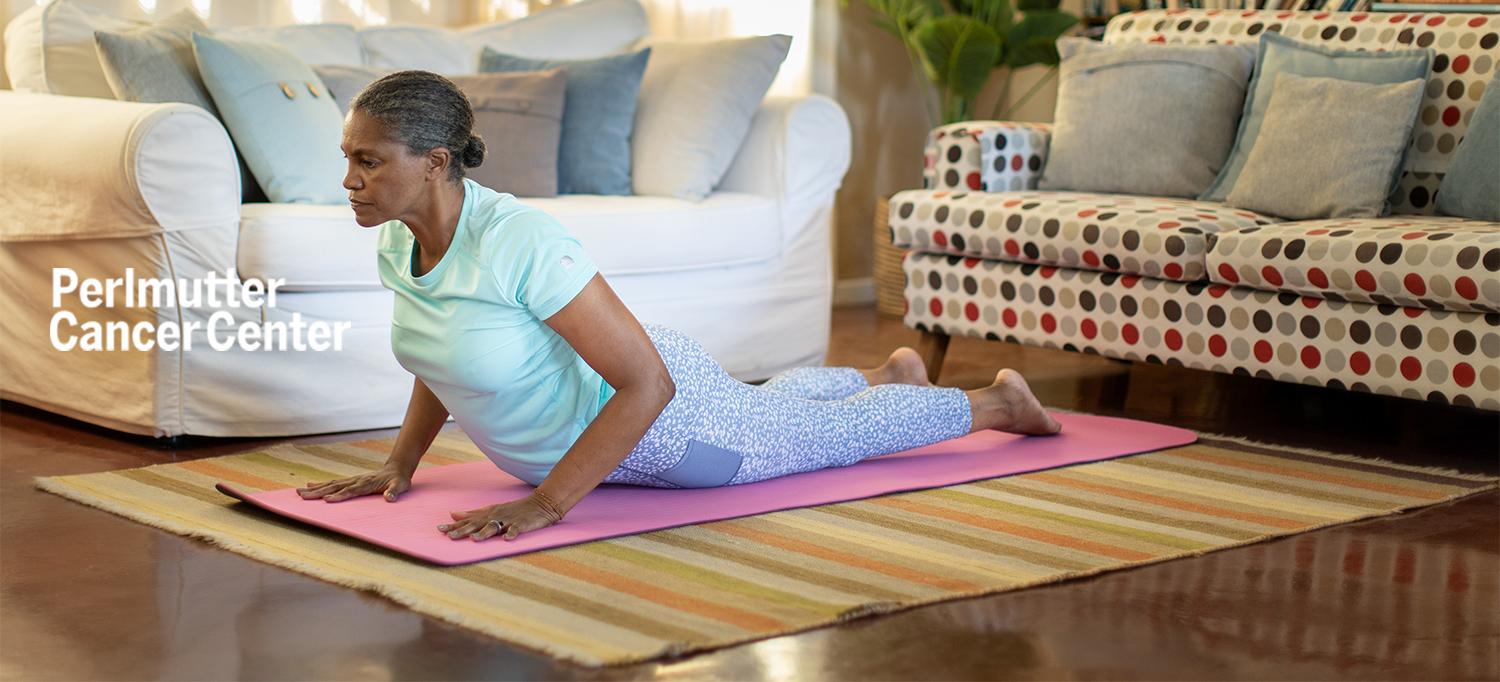 Person Doing Yoga at Home