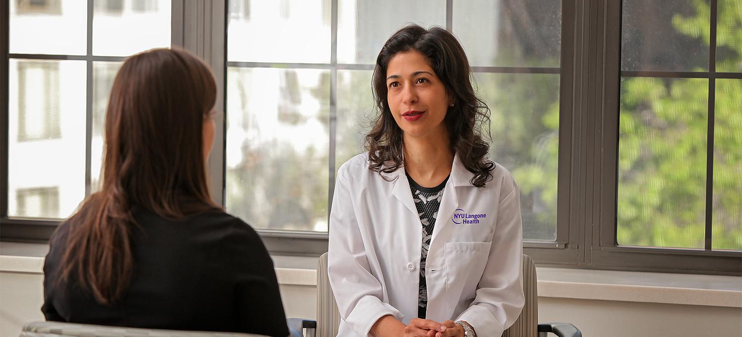 Dr. Taraneh Shirazian Meeting with Patient