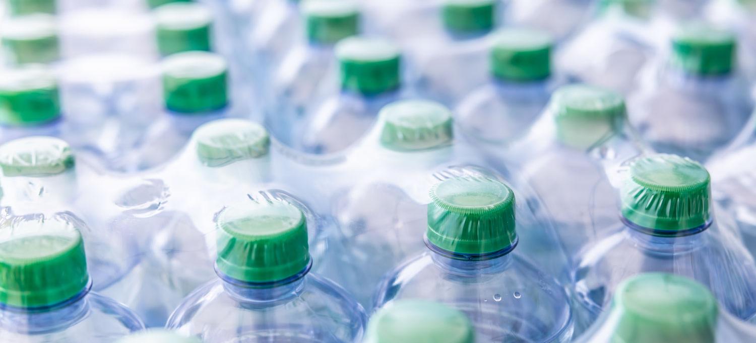 Packages of bottled water