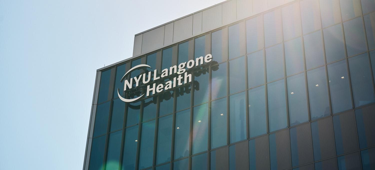 Exterior of NYU Langone building