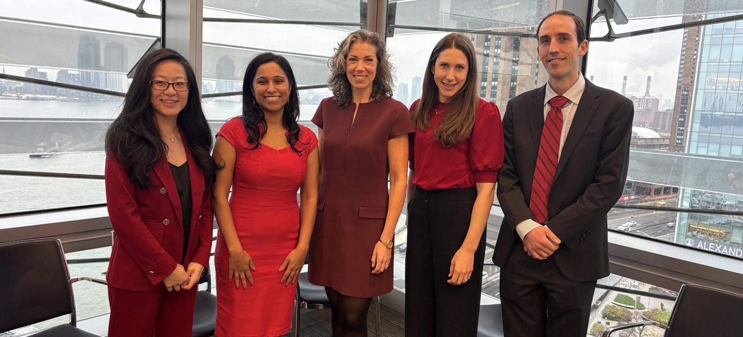 The doctors Harmony R. Reynolds, Anaïs Hausvater, Shaline D. Rao, Doris Chan, and Nathaniel R. Smilowitz