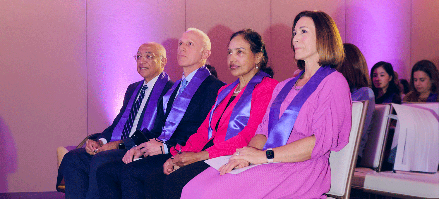 Participant on stage for Dean’s Honors Day 2025