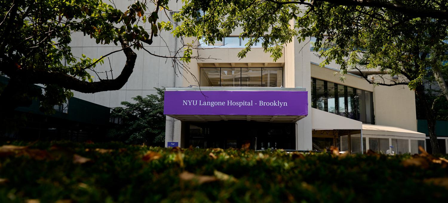 An exterior view of NYU Langone Hospital—Brooklyn.