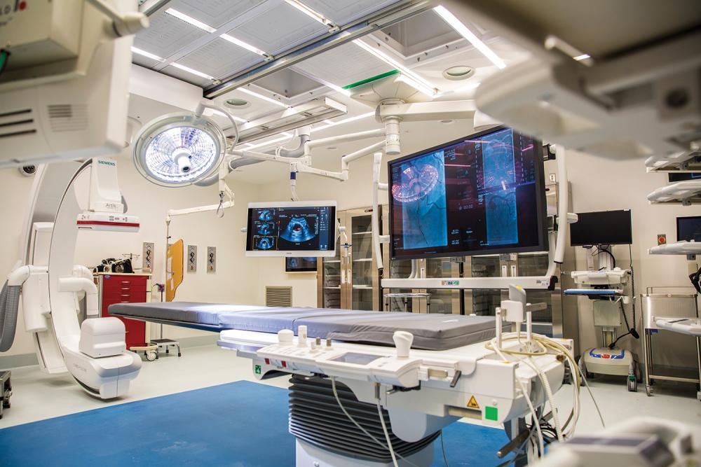 Operating Room with Display Screens