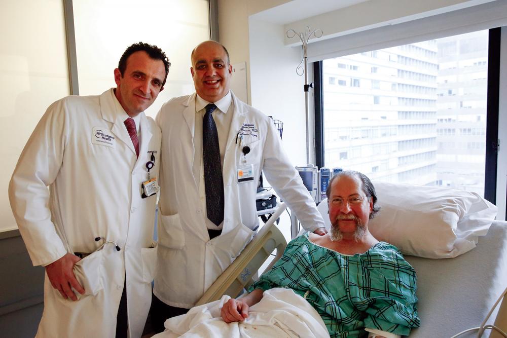 Dr. Montgomery, Dr. Alex Reyentovich, and Dr. Nader Moazami