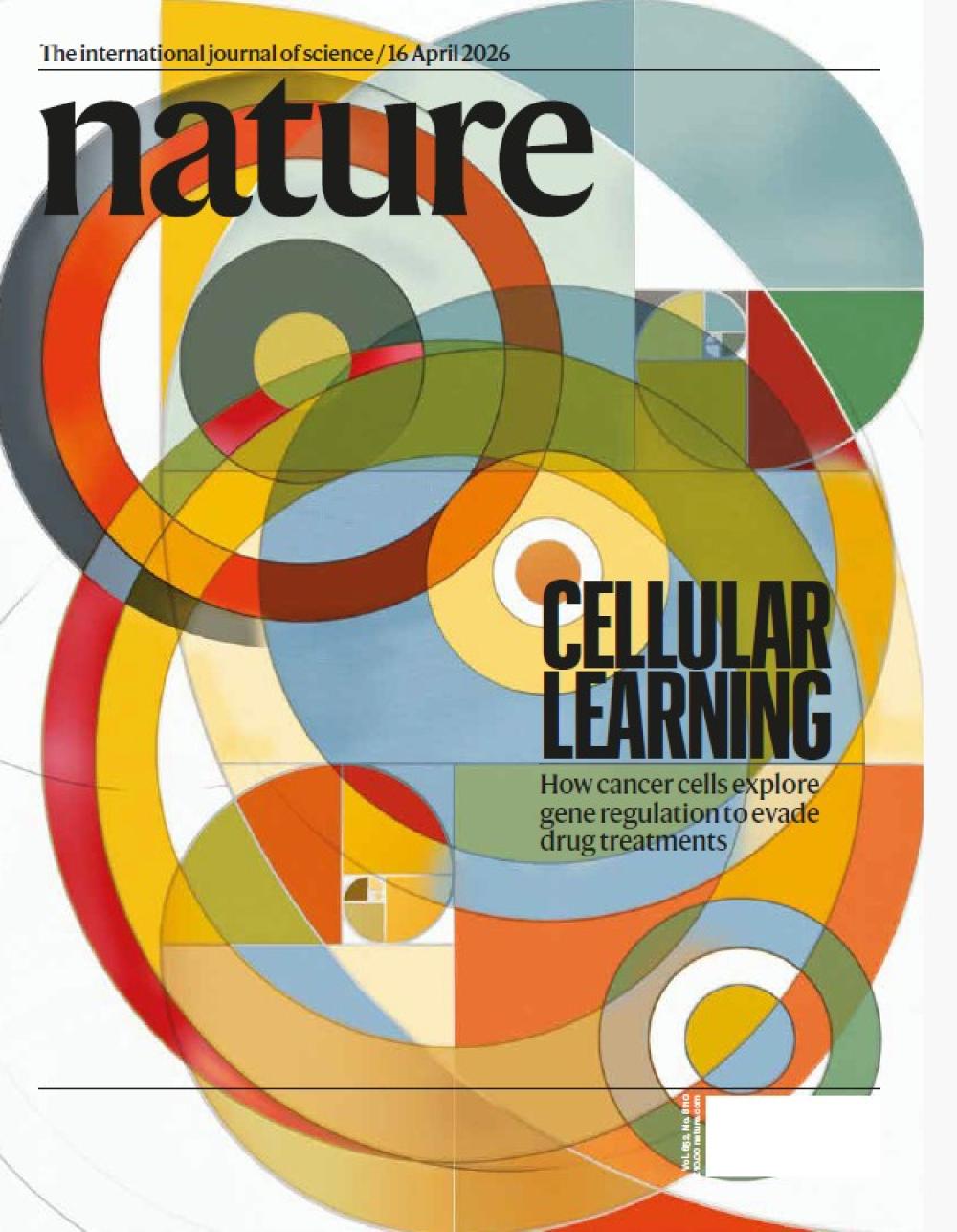 Cover of the 16 April 2026 edition of Nature magazine