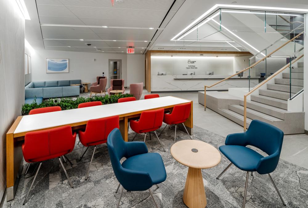 A waiting area 