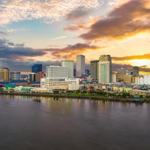 View of New Orleans's downtown and skyline