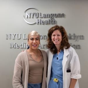 New mom with stroke specialist Dr. Laura Ades
