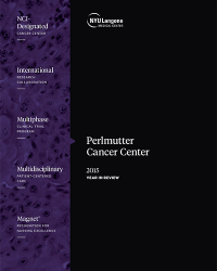 Perlmutter Cancer Center 2015 Year in Review